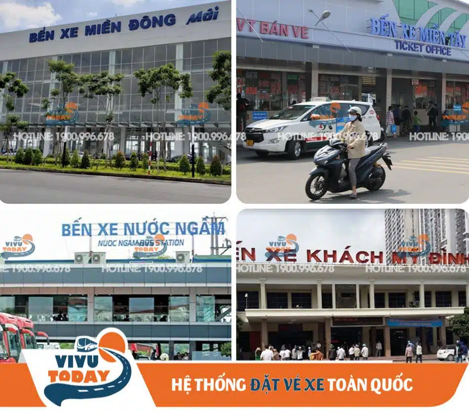 Một số bến xe khách tiêu biểu Một số bến xe khách tiêu biểu