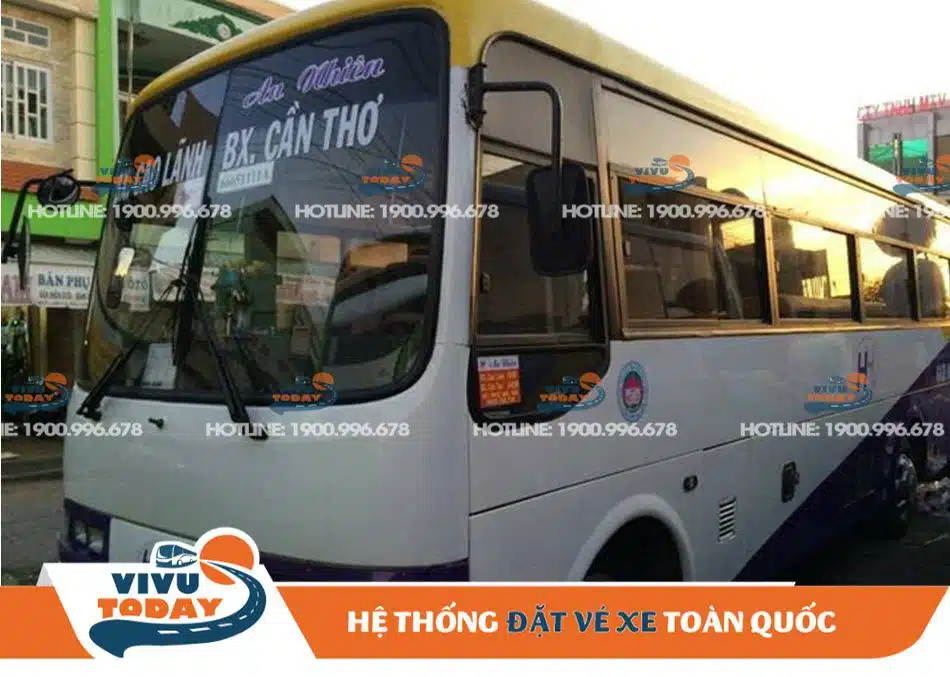 Xe khách An Nhiên tuyến Đồng Tháp đi Cần Thơ