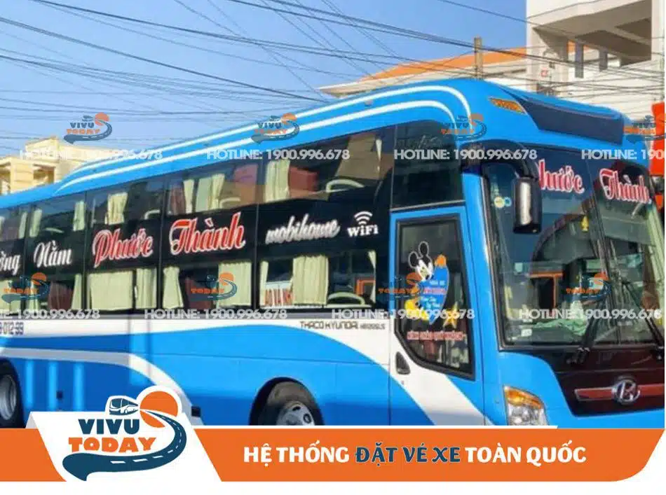 Xe khách Phước Thành tuyến Đồng Tháp - Cà Mau