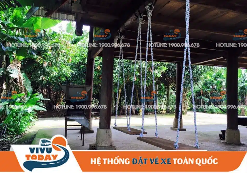 san-homestay-duc-trong Xích đu dưới sàn