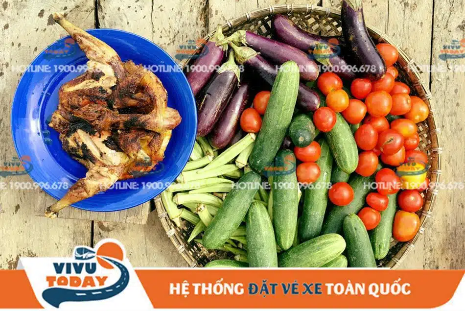 san-homestay-duc-trong Rau quả trong vườn