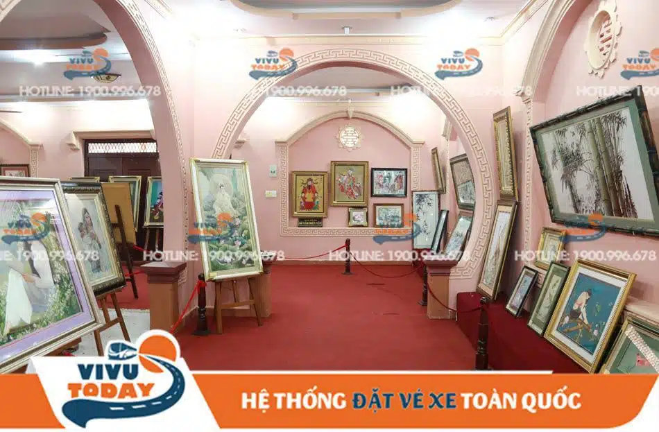 truc-lam-vien-duc-trong Tranh lụa thêu tay