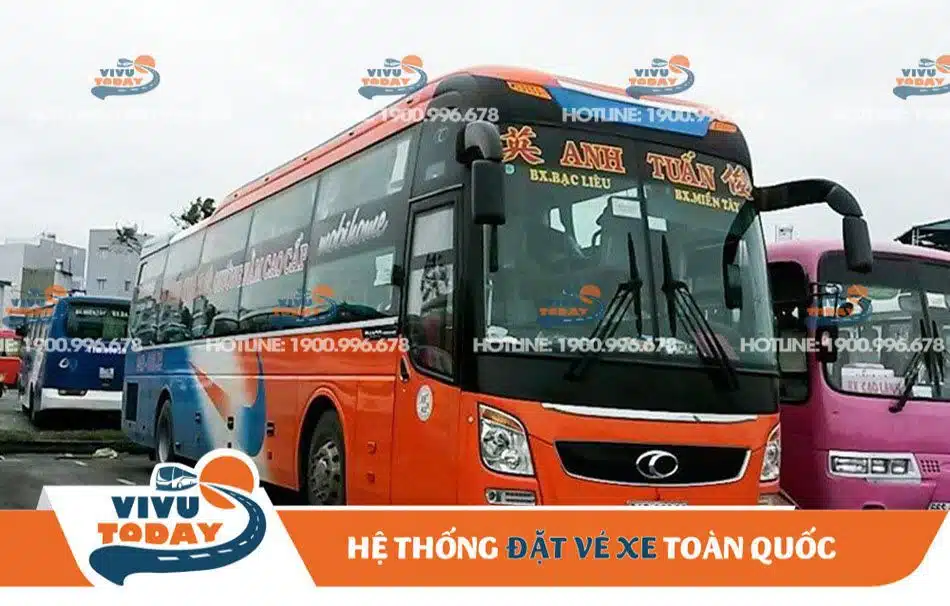 Xe Anh Tuấn về Bạc Liêu