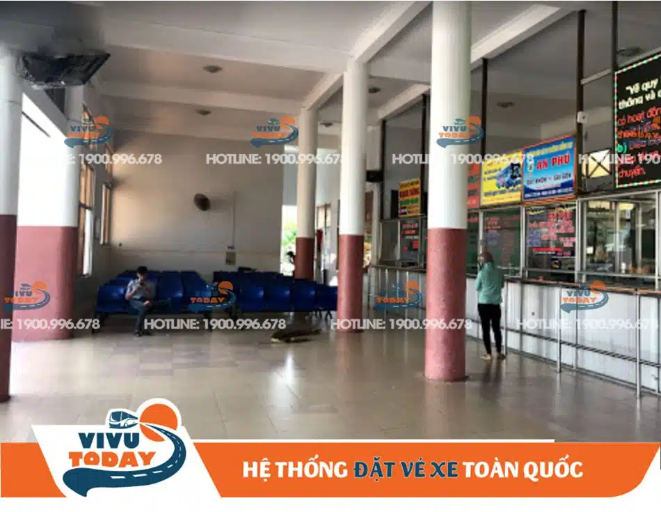 Phòng chờ dành cho khách tại bến xe Quy Nhơn