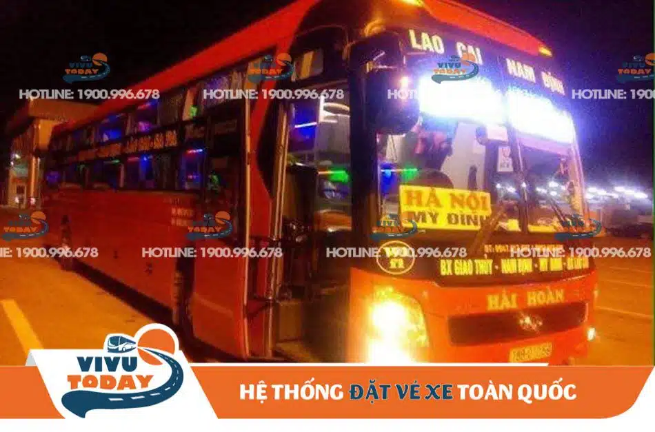 Xe khách Hải Hoàn về Nam Định