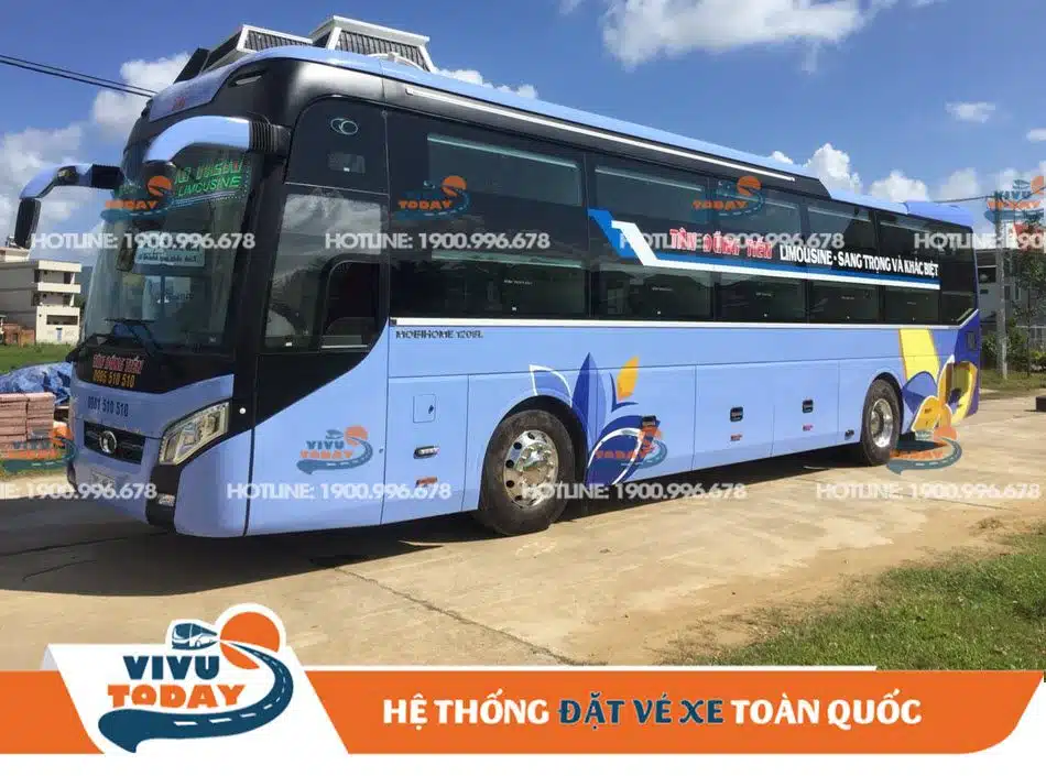Xe Tân Dũng Tiến đi bến xe Miền Đông