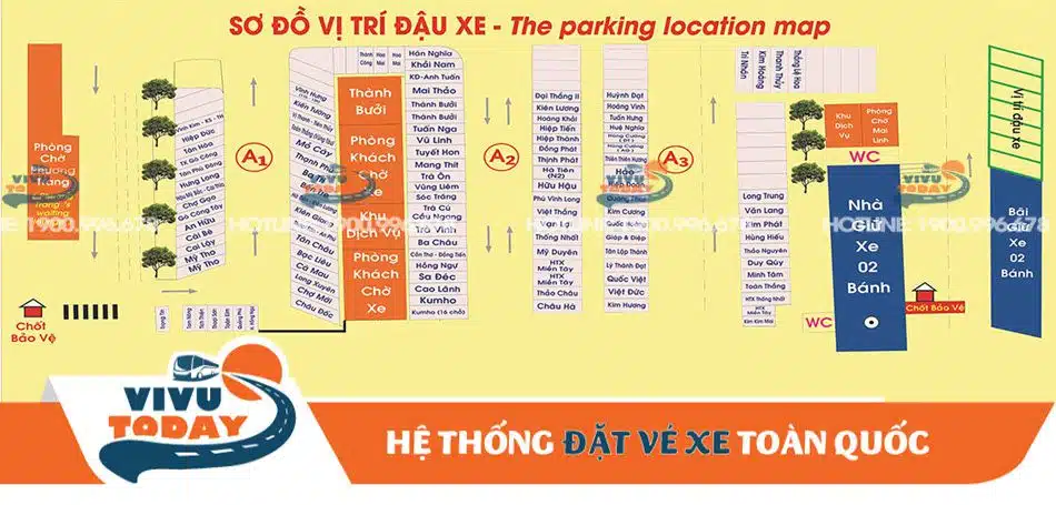 Sơ đồ vị trí đậu xe