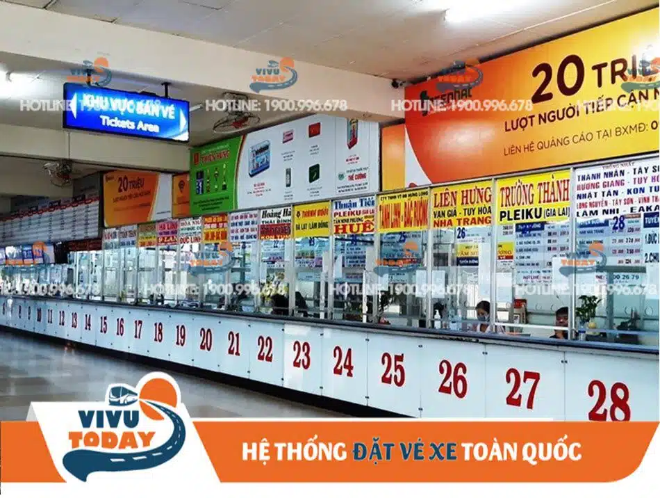 Phòng vé bến xe Miền Đông