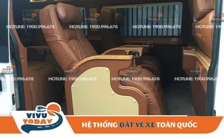 Nội thất xe Sapa Luxury Van