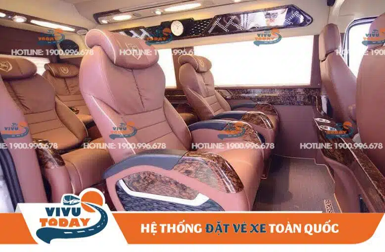 Nhà xe Minh Anh Vip - Nội thất sang trọng