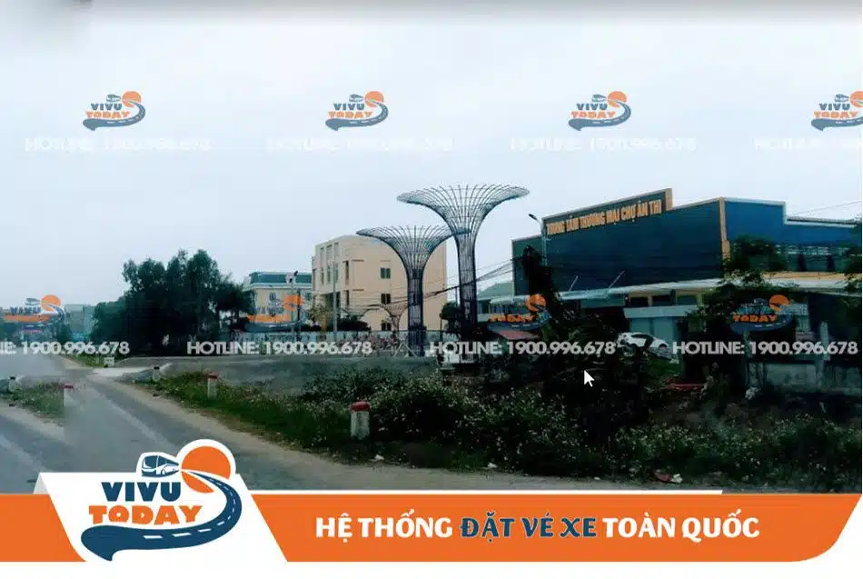 Vị trí của bến xe Ân Thi - Hưng Yên