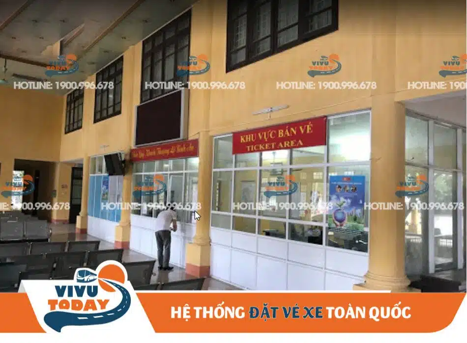 Khu vực bán vé xe