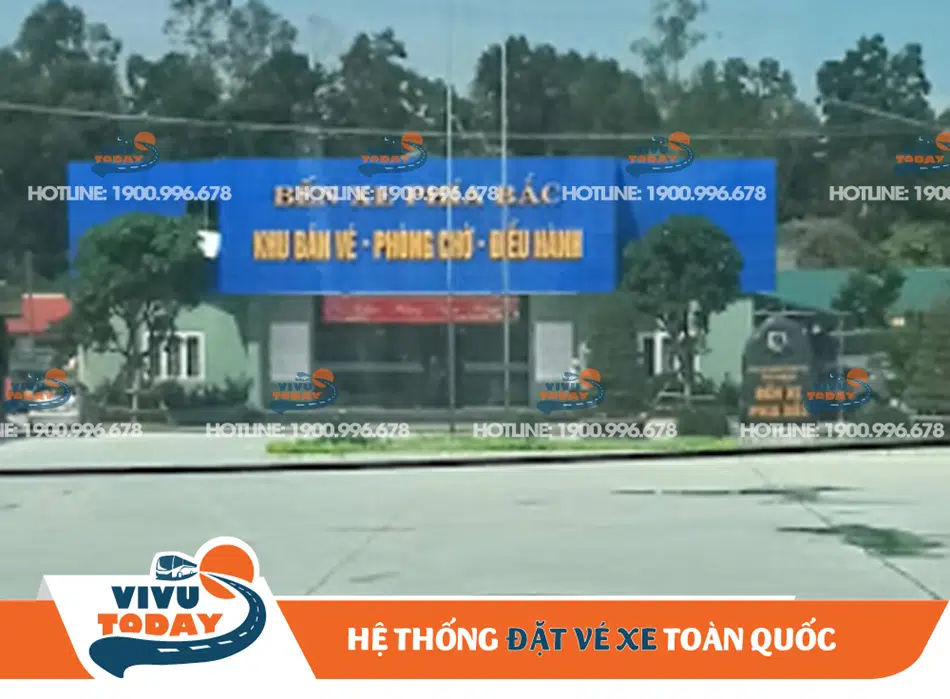 Khu bán vé - phòng chờ bến xe phía Bắc Thanh Hóa
