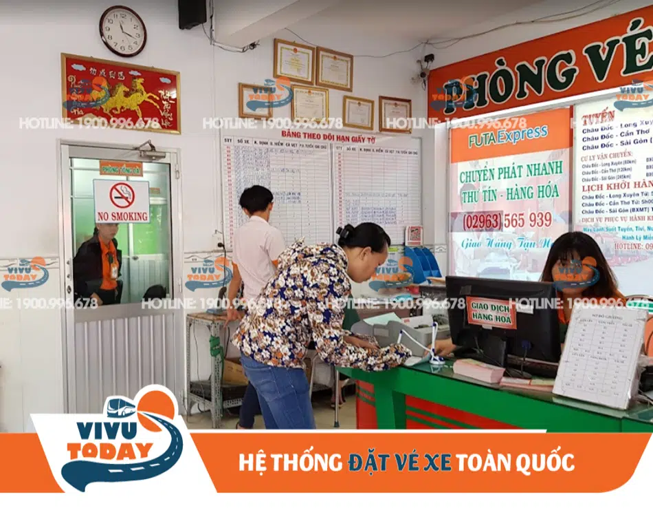 Quầy bán vé xe