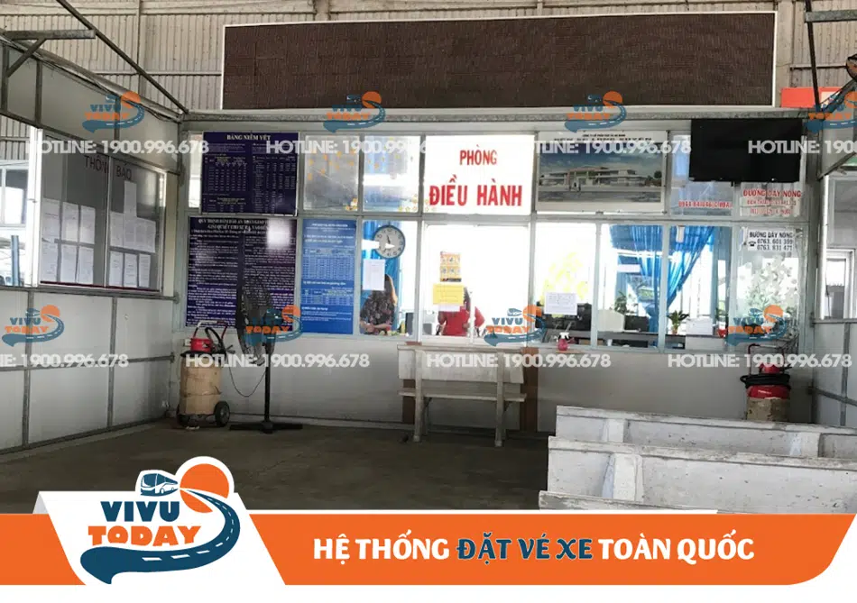 Phòng điều hành bến xe Long Xuyên An Giang