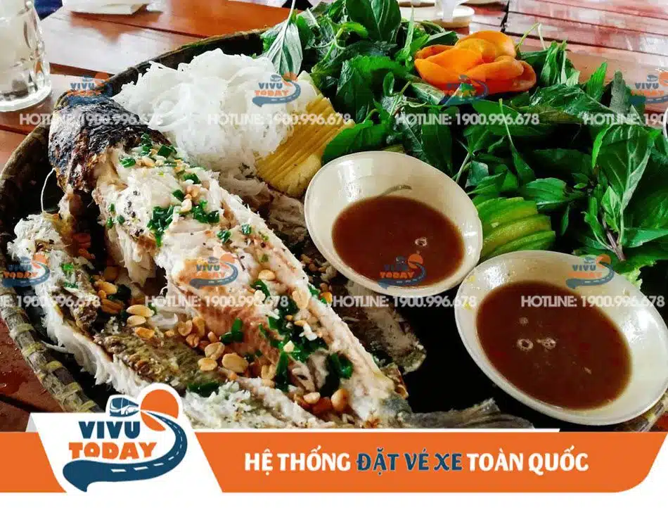 Đặc sản: cá lóc nướng