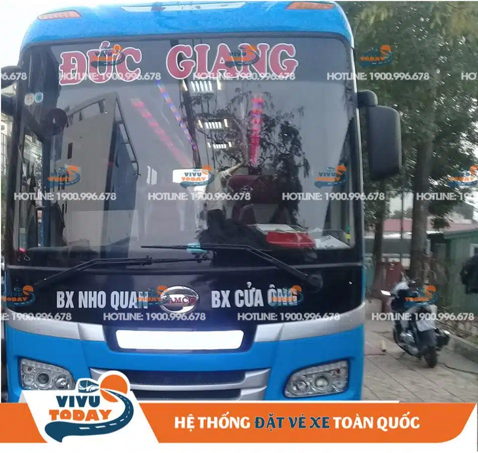 Xe khách Đức Giang đi bến xe Cửa Ông