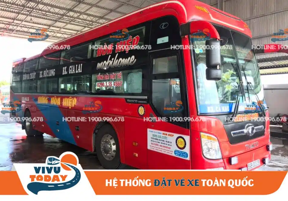 Xe khách Hòa Hiệp từ bến xe Cà Mau đi Buôn Ma Thuột