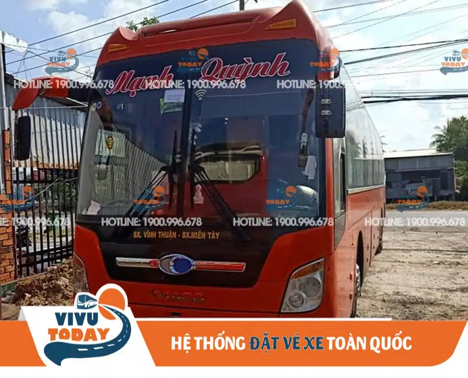 Xe Mạnh Quỳnh từ bến xe đi Kiên Giang