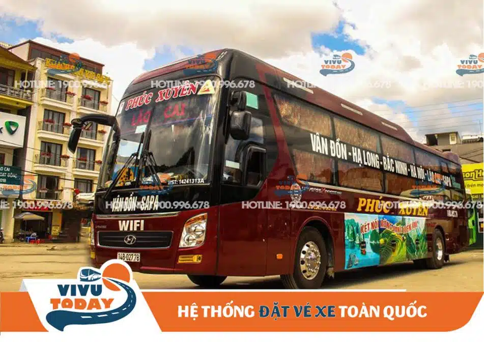 Xe Phúc Xuyên từ bến xe Cẩm Phả về Lào Cai