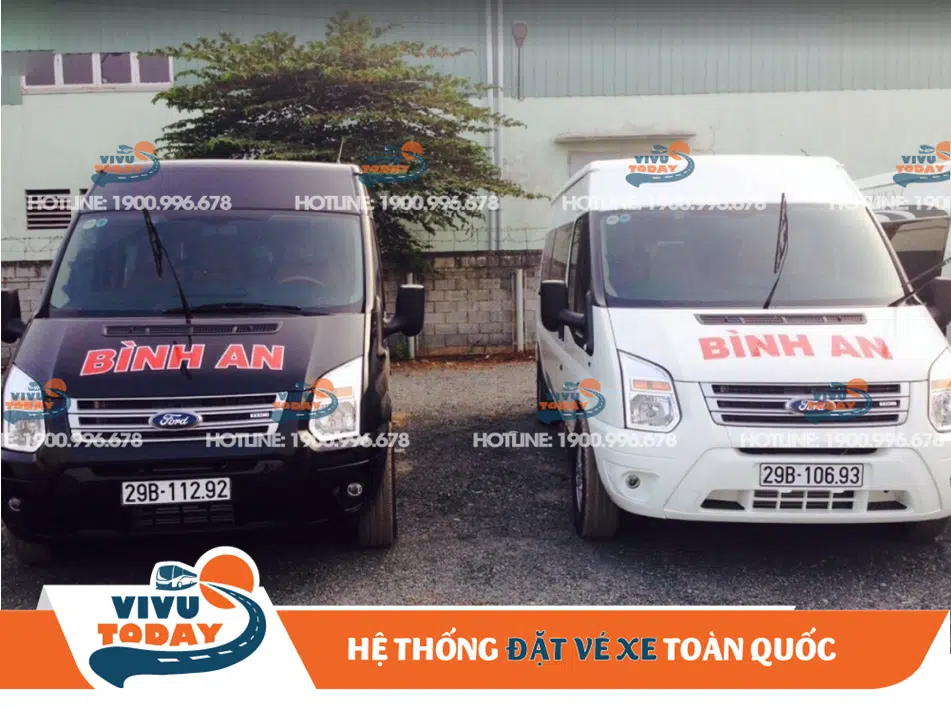 Xe khách Bình An từ Hà Nội đi Hòa Bình