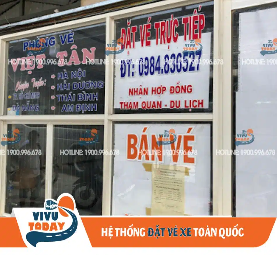 Quầy bán vé xe khách