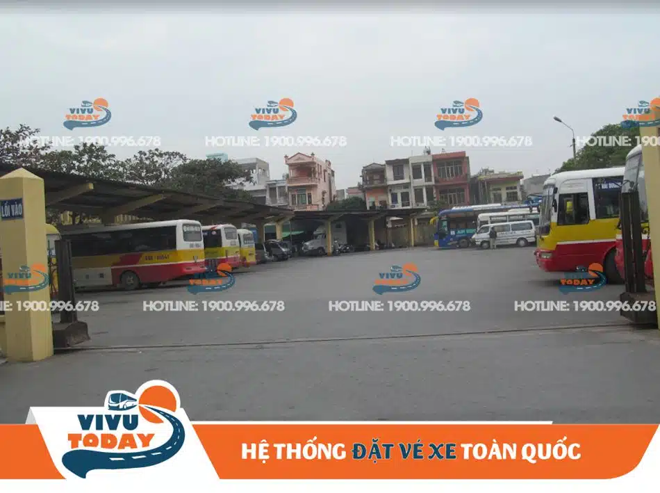 Lối vào bến xe khách Hải Dương