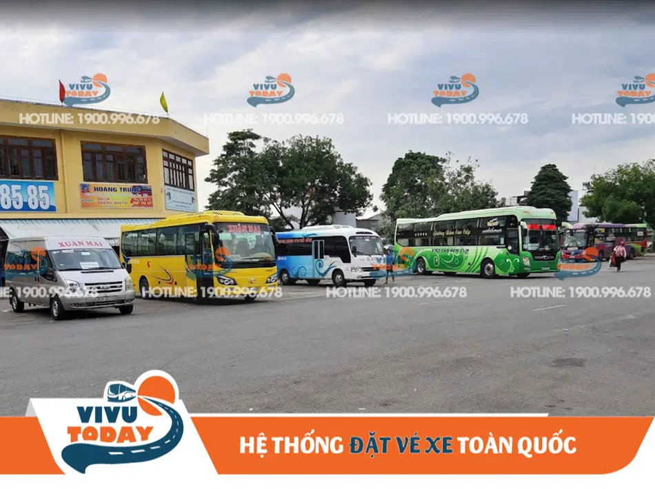 Khu vực đậu xe tại bến