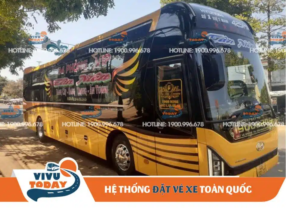 Xe Tân Niên tuyến từ Vũng Tàu về Kon Tum