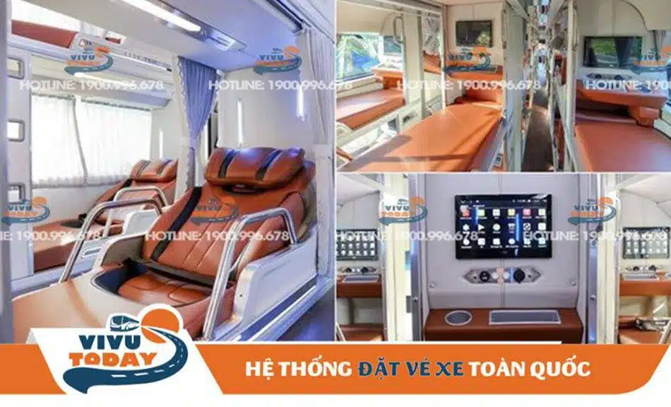 Nội thất xe khách An Bình Tâm