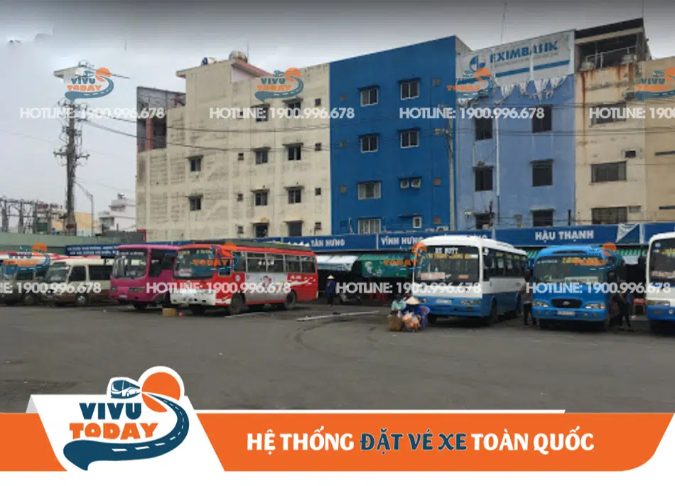 Khu vực đậu xe ứng từng tuyến đường đi các tỉnh