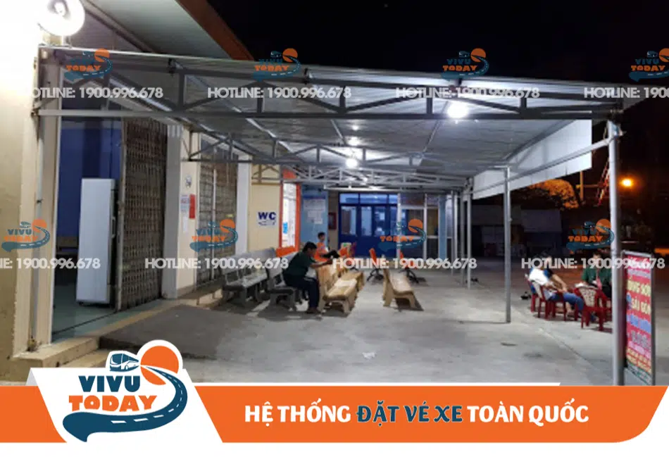 Khu vực chờ dành cho khách tại bến xe phía Nam Tuy Hòa