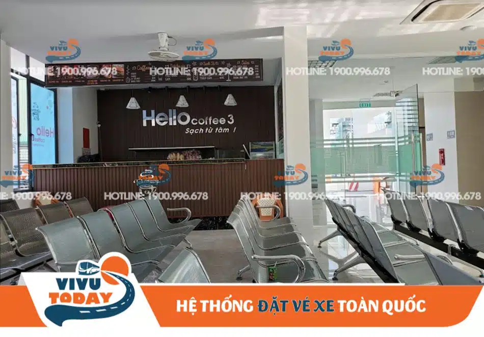 Quầy bán nước giải khát tại bến xe