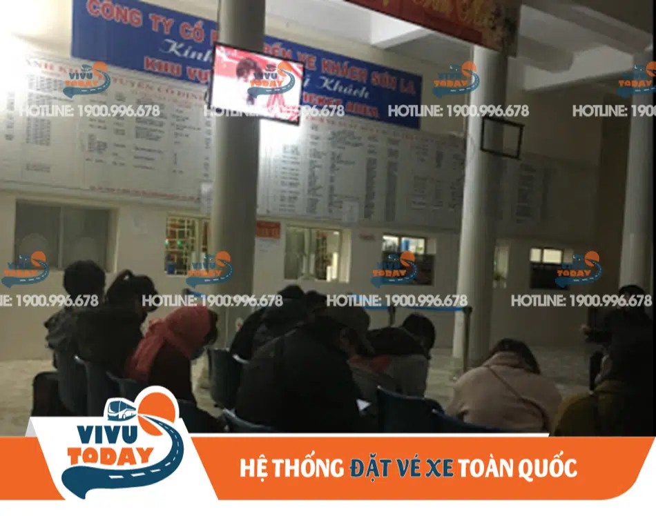 Khu vực phòng chờ dành cho khách tại bến xe