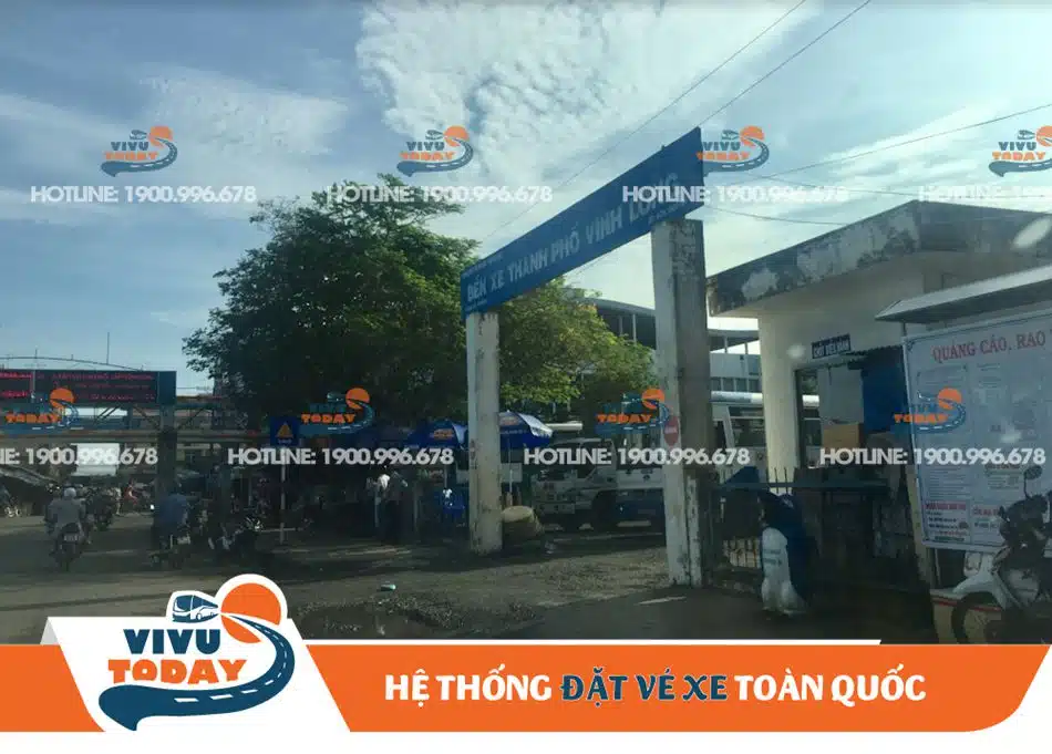 Cổng vào bến xe thành phố Vĩnh Long Cổng vào bến xe thành phố Vĩnh Long