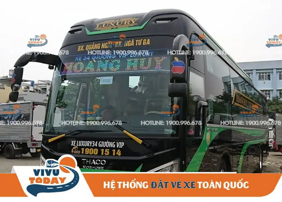Nhà xe Hoàng Huy Nhà xe Hoàng Huy đi Quảng Ngãi