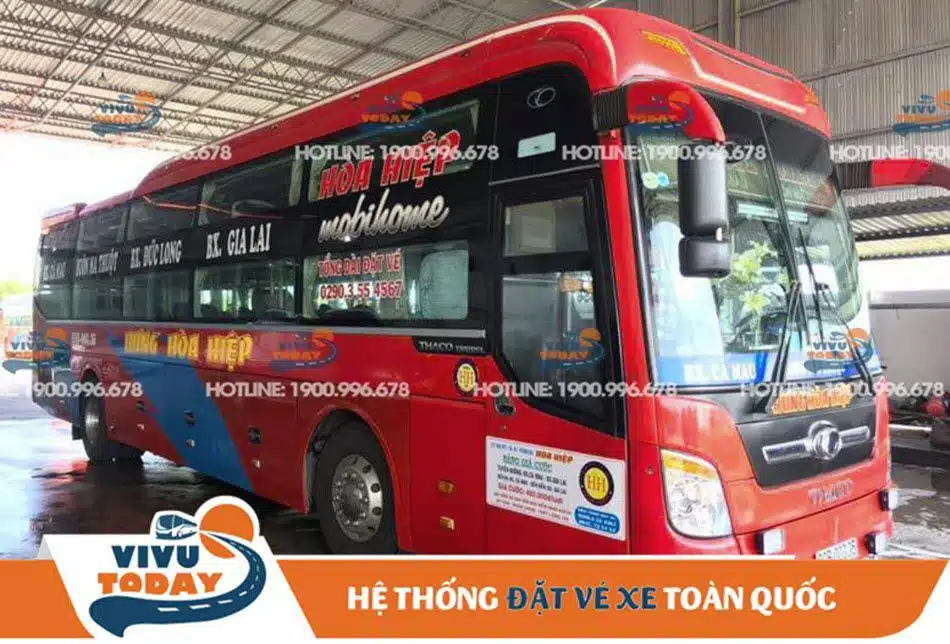 Xe khách Hòa Hiệp từ bến xe Trần Đề - Sóc Trăng về Đà Lạt