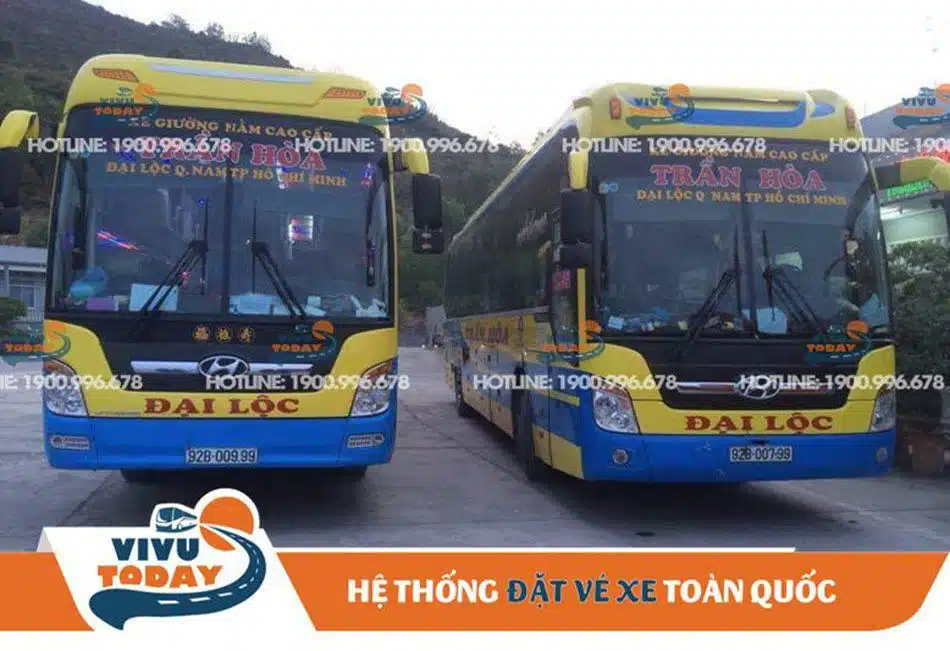 Nhà xe Trần Hòa Nhà xe Trần Hòa từ Sài Gòn về bến xe Đại Lộc