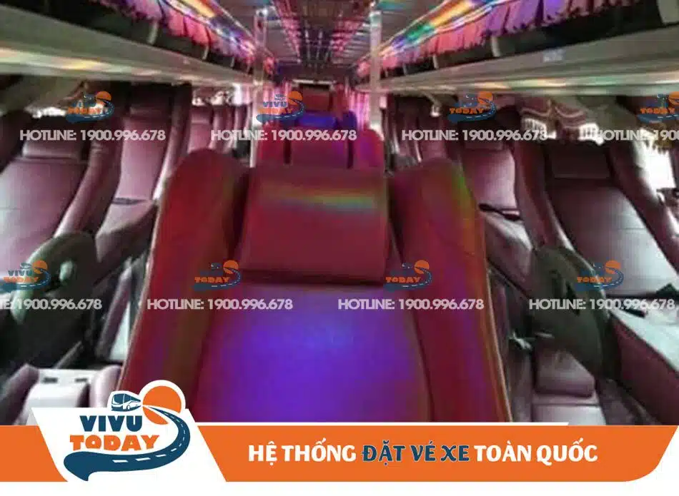 Nội thất xe giường nằm Việt Sơn Anh