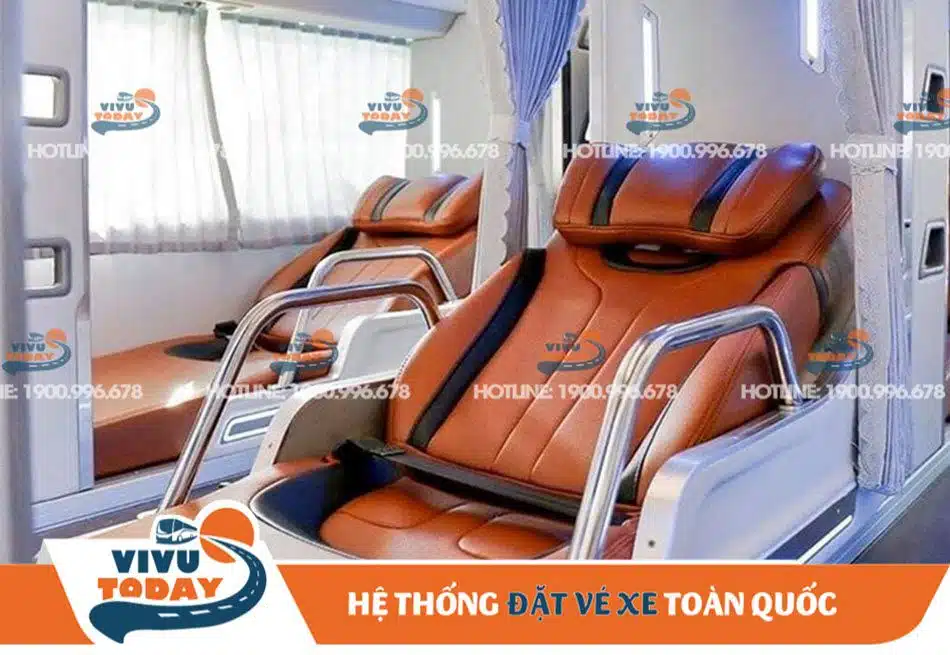 Nội thất xe giường nằm Nội thất xe giường nằm Sài Gòn đi Hậu Giang