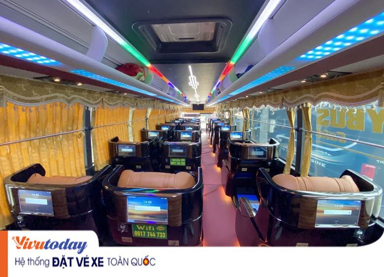 Nội thất xe khách Quang Nghị