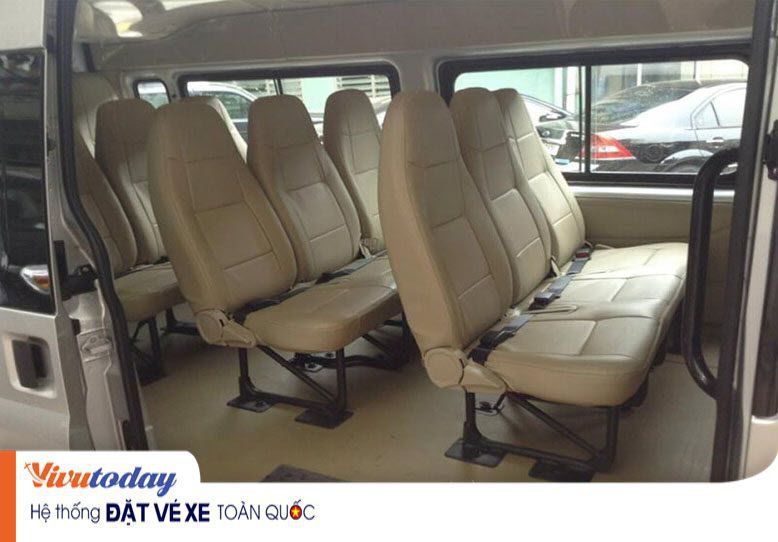 Xe khách Vũ Hương - Nội thất bên trong