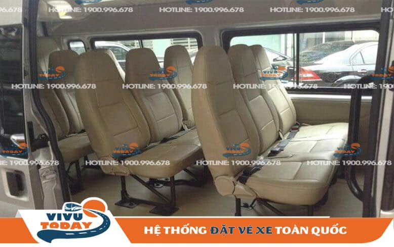 Xe khách Vũ Hương - Nội thất bên trong