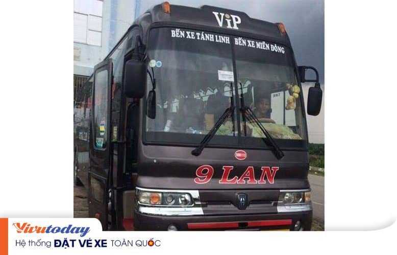 Xe khách 9 Lan về bến xe Tánh Linh từ Sài Gòn