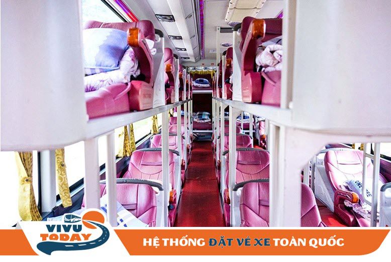 Nội thất xe khách Cầu Mè - Hà Giang Bắc Ninh