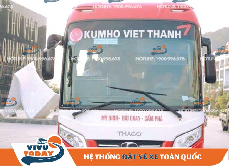 Xe khách Kumho Việt Thanh từ Hà Nội đi Bãi Cháy