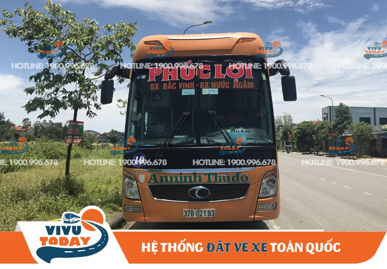 Nhà xe Phúc Lợi từ bến xe Nước Ngầm đi Vinh - Nghệ An