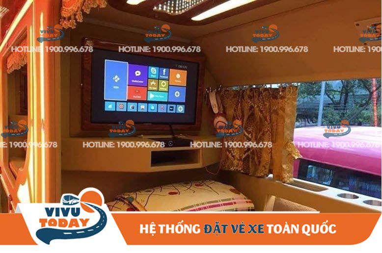 Nội thất xe Limousine Thế Anh