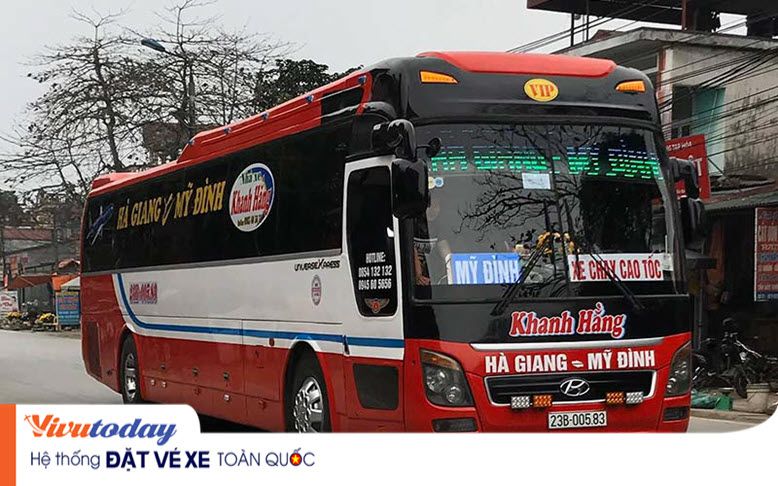 Xe Khanh Hằng từ Mỹ Đình đi Hà Giang