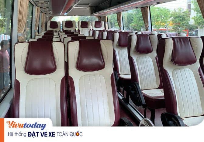 Xe khách Tú Béo - Nội thất bên trong xe